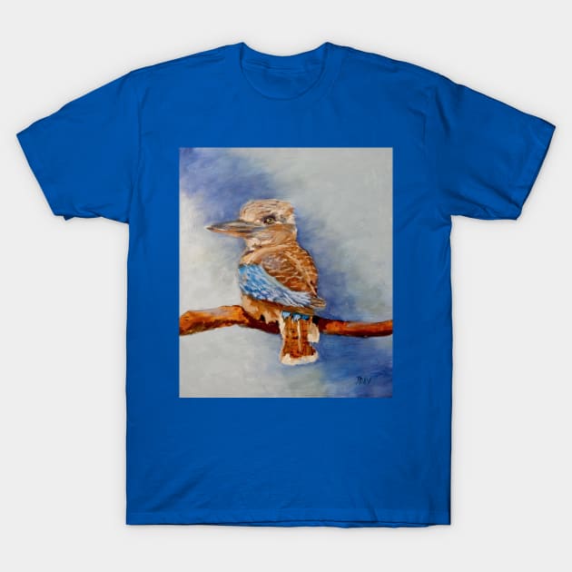 Kookaburra Perch T-Shirt by Jaana Day